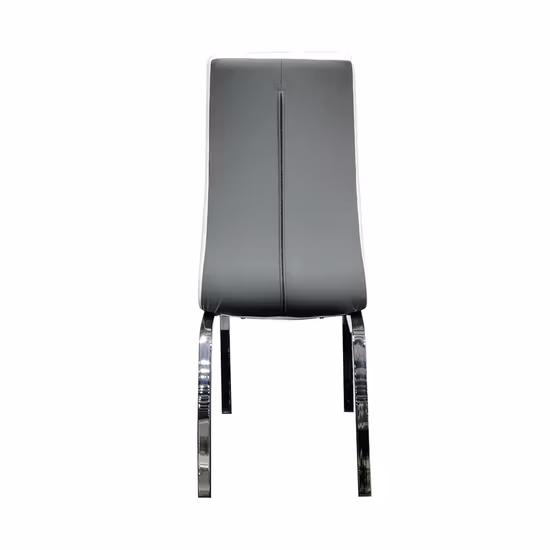 Venta caliente en EE.UU. Silla giratoria con patas de hierro y metal, silla de comedor con tubo de acero, muebles modernos, apoyabrazos para comedor en casa