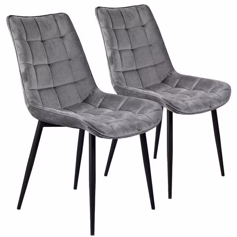 Muebles de diseño moderno Restaurante Terciopelo Ocio Tela Comedor Silla de comedor
